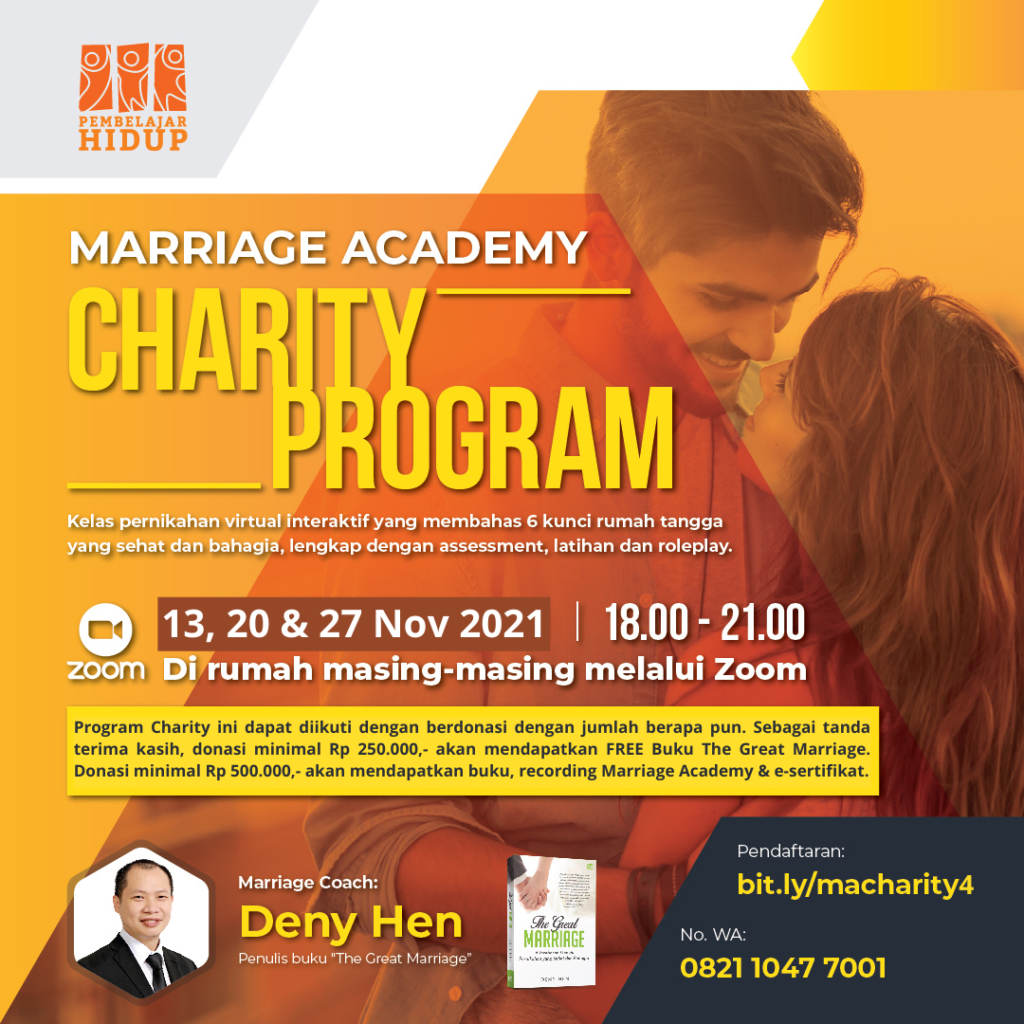 Marriage academy charity program